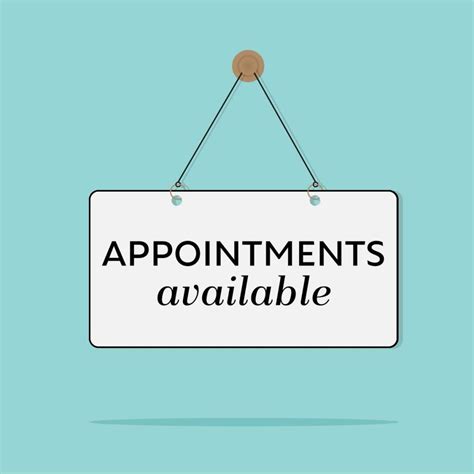 Available appointments. Things To Know About Available appointments. 